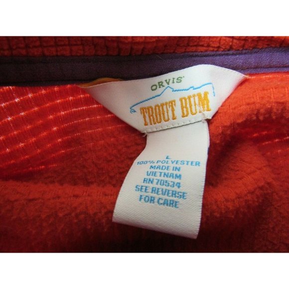 Orvis Trout Bum Womens Fleece Jacket - Picture 4 of 4